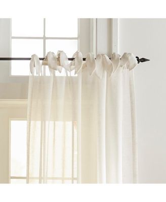 Vienna Tie-Top Sheer Window Curtain