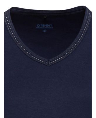 Women's Embellished V-Neckline T-Shirt