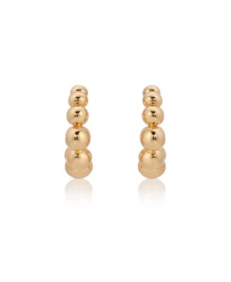 Bubble Huggie Hoops Earrings