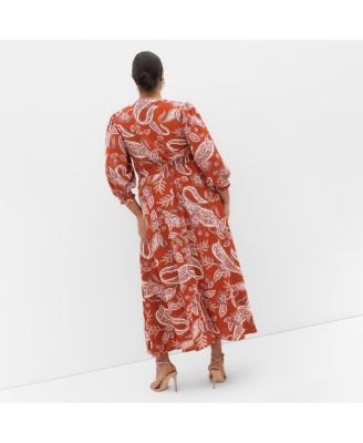 Plus Size Jessie Print Maxi Dress