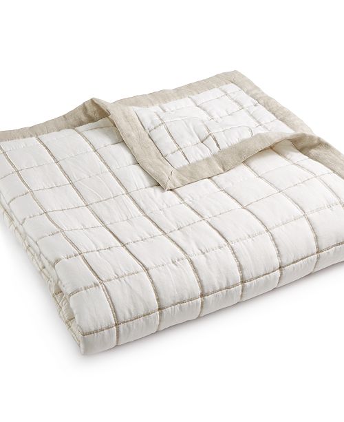 Hotel Collection Waffle Weave King Coverlet, Created for Macy's