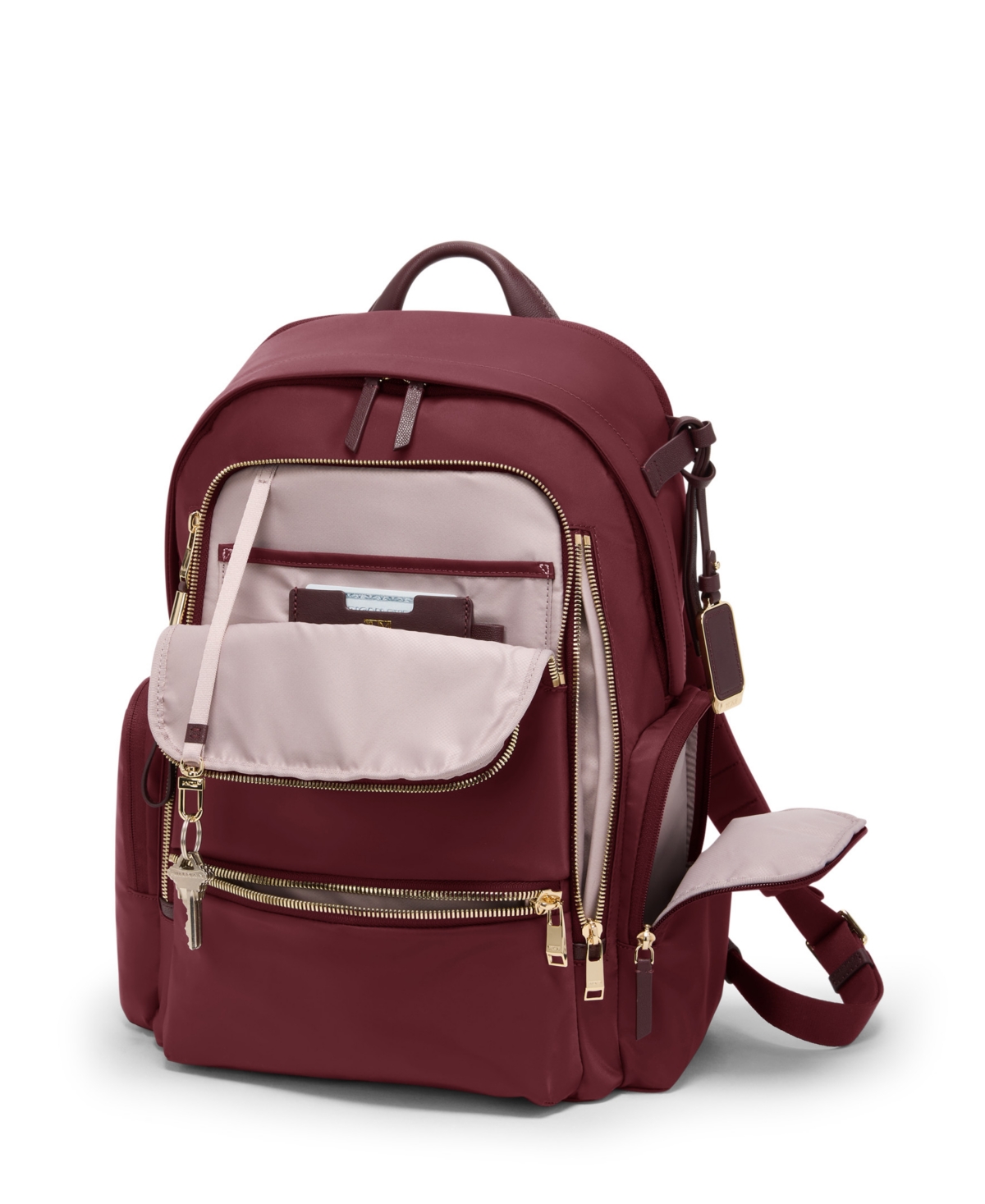 Tumi Voyageur 16" Celina Travel Backpack In Burgundy