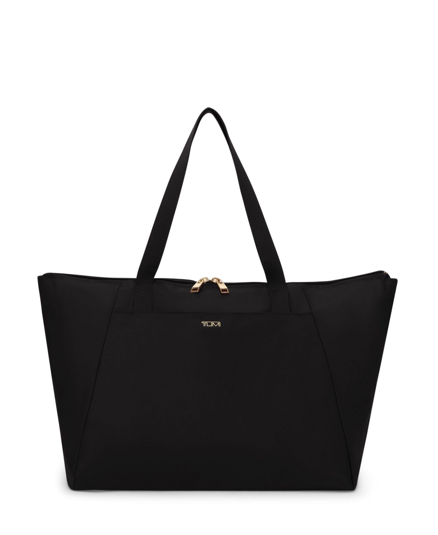 Сумка TUMI Voyageur 12" Just In Case Packable Travel Tote, Medium, цвет: Чёрный / Золотой — фото 1