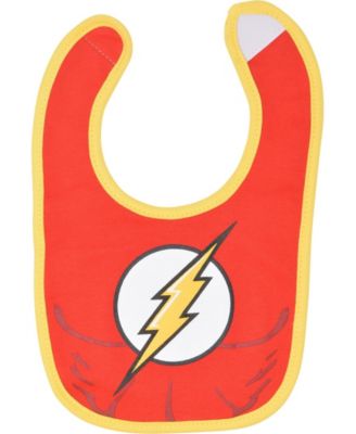 Batman Superman The Flash Baby 6 Pack Bibs Newborn