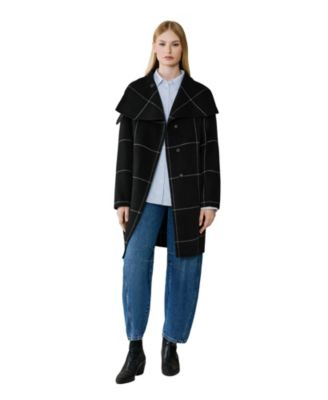 Women's Jackie-P Double Face Wool Cocoon Coat