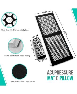 51 Inch Acupressure Mat, Pillow & Carry Bag