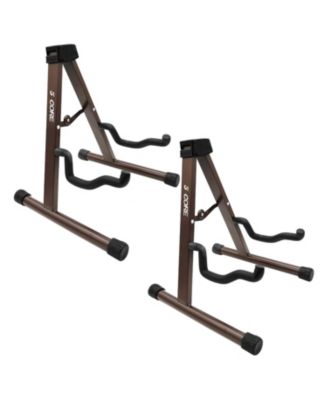 Guitar Stand 2PC A Frame w Soft Foam Arm Non Slip Rubber for Acoustic Electric Bass