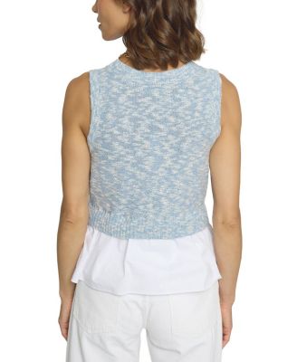 Women's Sleeveless Twofer Top