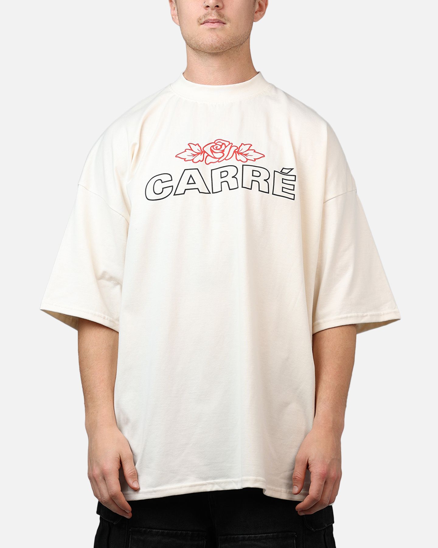 Мужская футболка CARRE Rosebud Drop, цвет: Молочный белый — фото 1