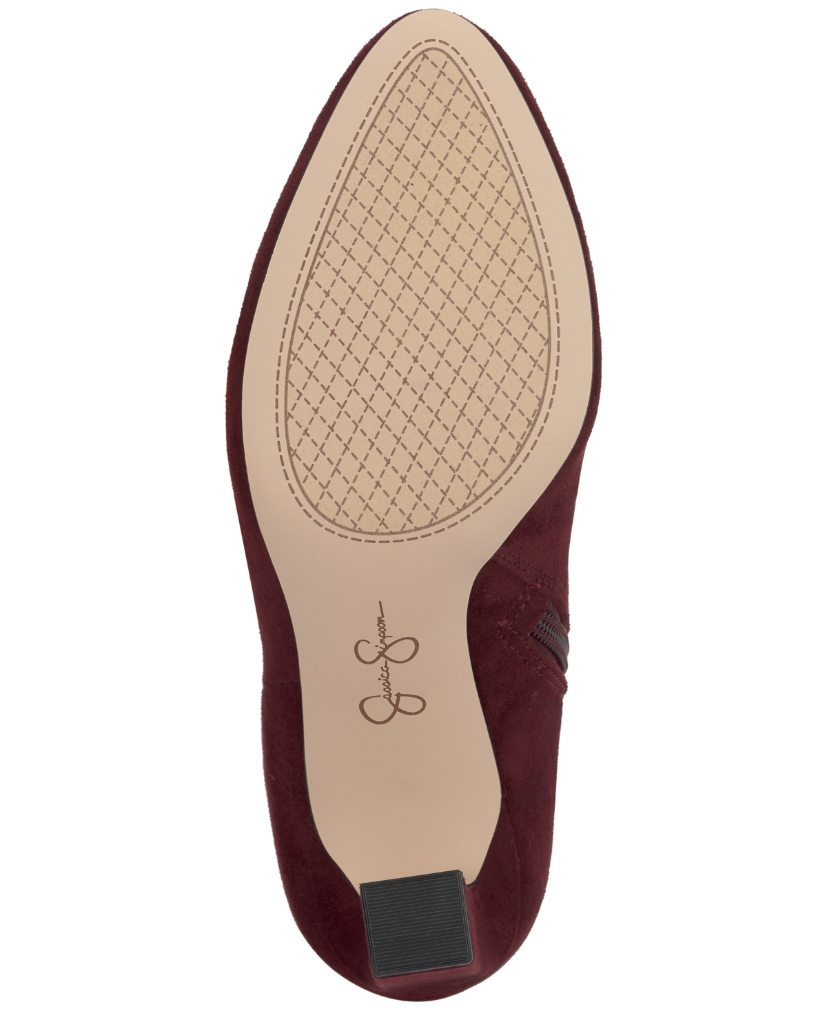 Jessica Simpson Mixtesa Bootie In Burgundy