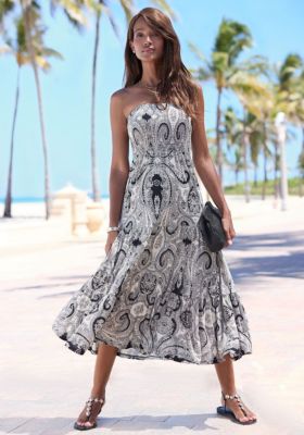 Women's Convertible Tiered Dress