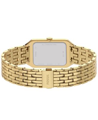 Women's Raquel Three-Hand Date Gold-Tone Stainless Steel Watch, 23mm