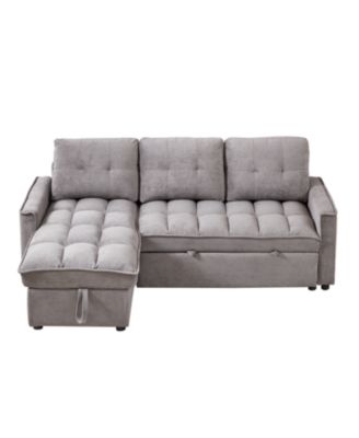MH 78.75" Reclining Pull-Out Sectional Sofa