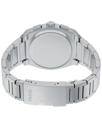 Men's Everett Chronograph Stainless Steel Watch, 44mm