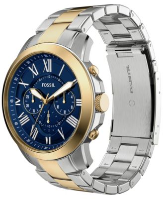 Men's Grant Chronograph Two-Tone Stainless Steel Watch, 44mm