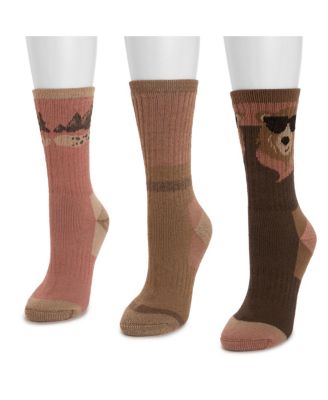 Women's Hiking Heat Retainer Crew Sock 3 Pack