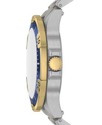 Men's Garrett Multifunction Two-Tone Stainless Steel Watch, 44mm