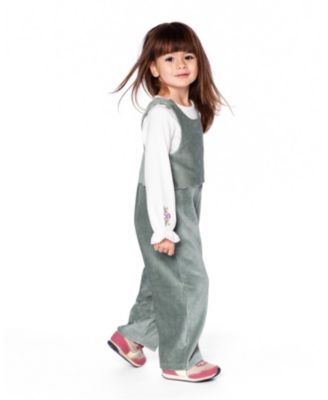 Girl Jersey Top Off-White with Embroidered Floral Sleeves - Toddler|Child