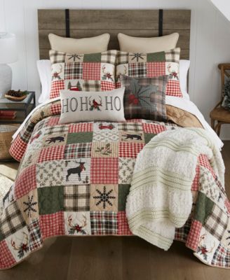 Holly Forest Patchwork 2-Pc. Quilt Set, Twin
