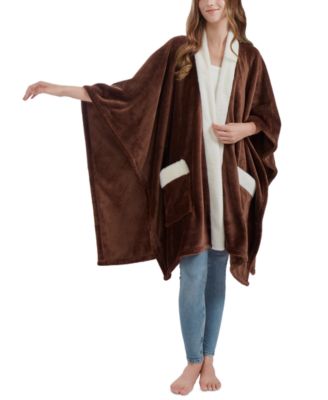 Cozy Plush Printed Wrap, 50" x 70", Exclusively at Macy’s