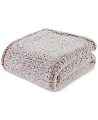 Cozy Sherpa Throw Blanket, 50" x 60"