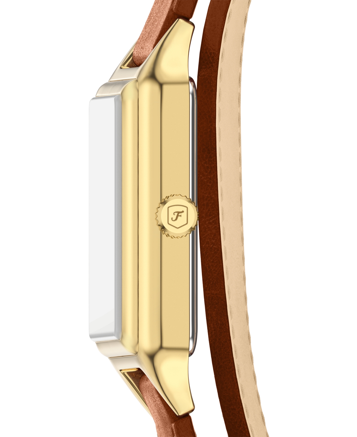 Fossil Raquel Wrap Watch, 23mm X 38mm In Brown
