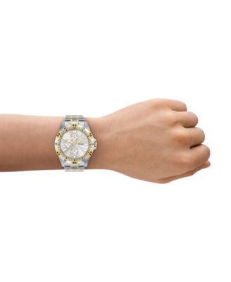 Men's Garrett Multifunction Two-Tone Stainless Steel Watch, 44mm