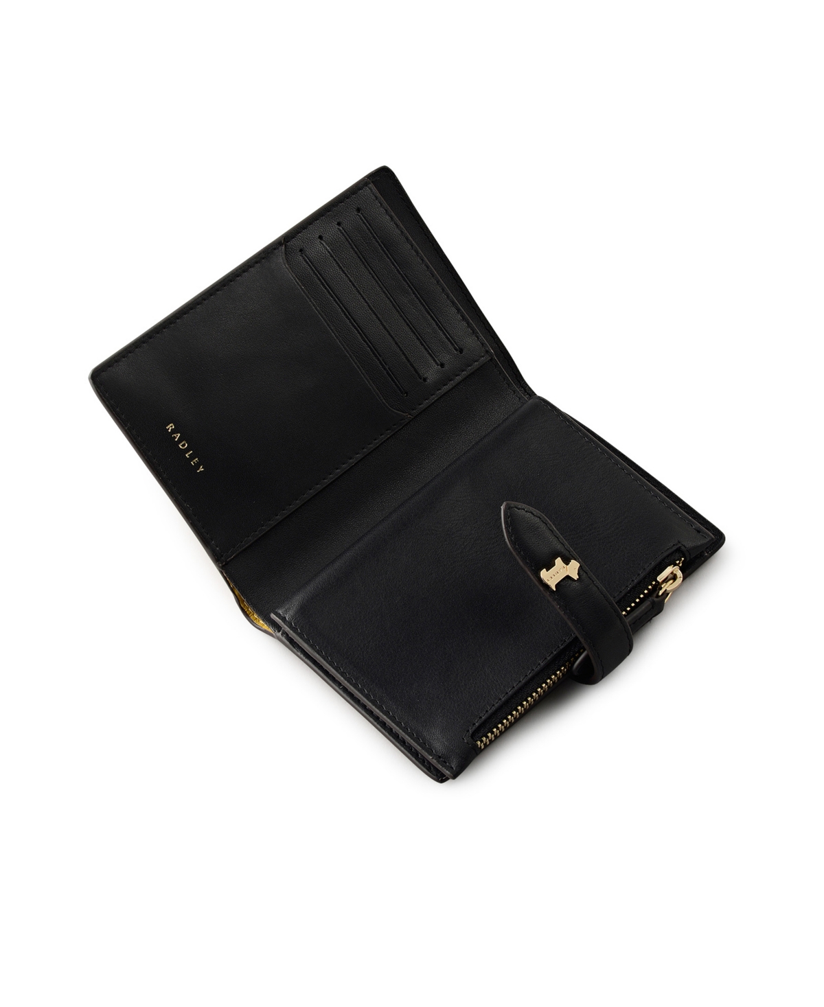 Radley London Willis Street Mini Bifold Wallet In Gold