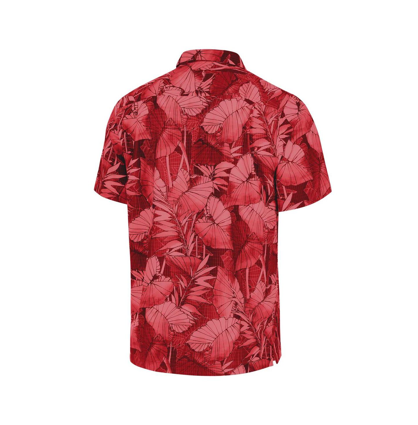 Мужская рубашка Tommy Bahama Crimson Washington State Cougars Coast Nuevo Fronds Button-Up — фото 3