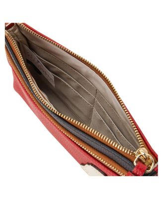 Boston Red Sox Infield Double-Zip Wristlet