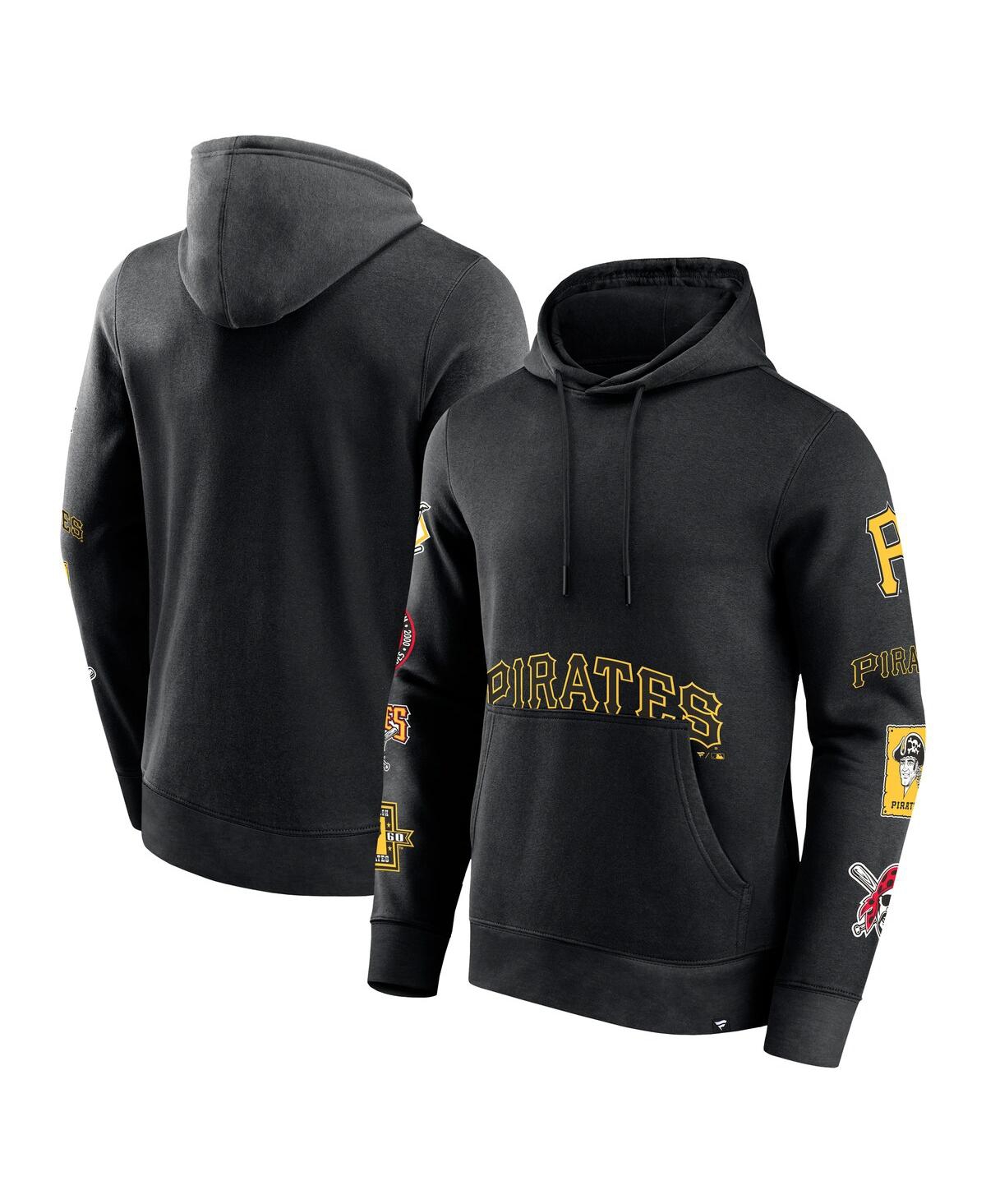 Men's Black Pittsburgh Pirates Wild Winner Pullover Hoodie - Black