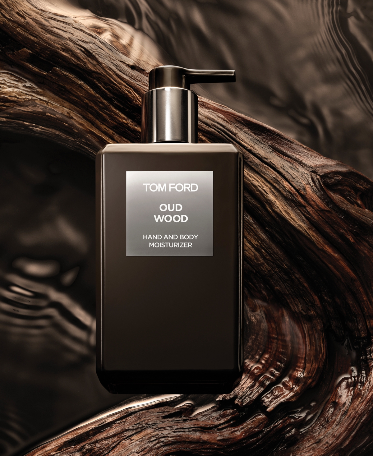 Tom Ford Oud Wood Hand & Body Moisturizer, 8.4 Oz. In Transparent