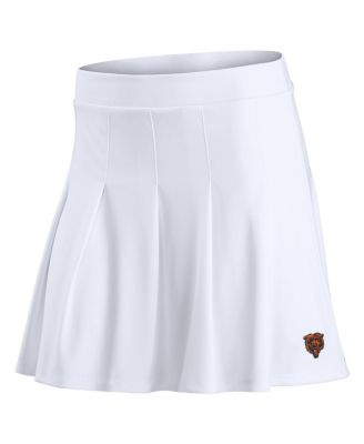 Women's White Chicago Bears Primary Logo Tennis Skort