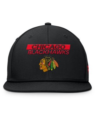 Men's Black Chicago Blackhawks Authentic Pro Prime Snapback Hat