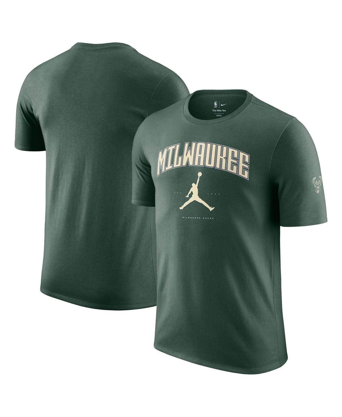 Men's and Women's Hunter Green Milwaukee Bucks Essential Cities T-Shirt - Hunter Green