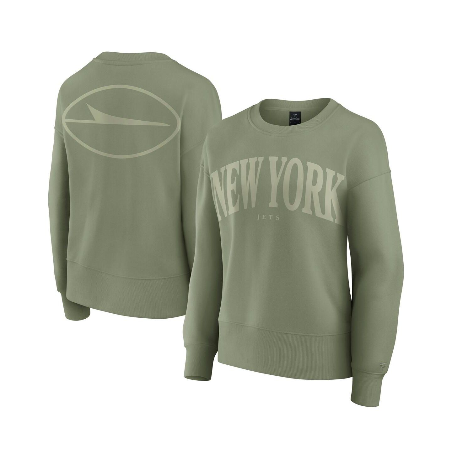 Женская толстовка Fanatics Green New York Jets Elements Pullover — фото 1