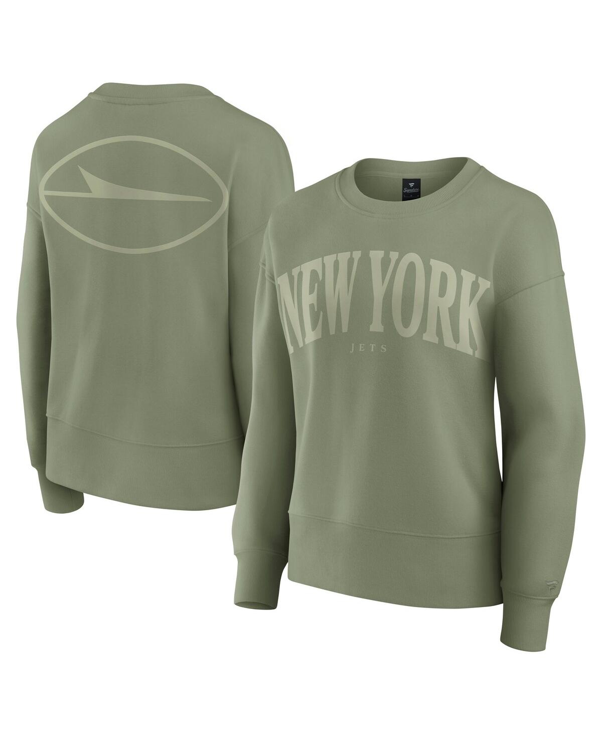 Women's Green New York Jets Elements Pullover Sweatshirt - Green
