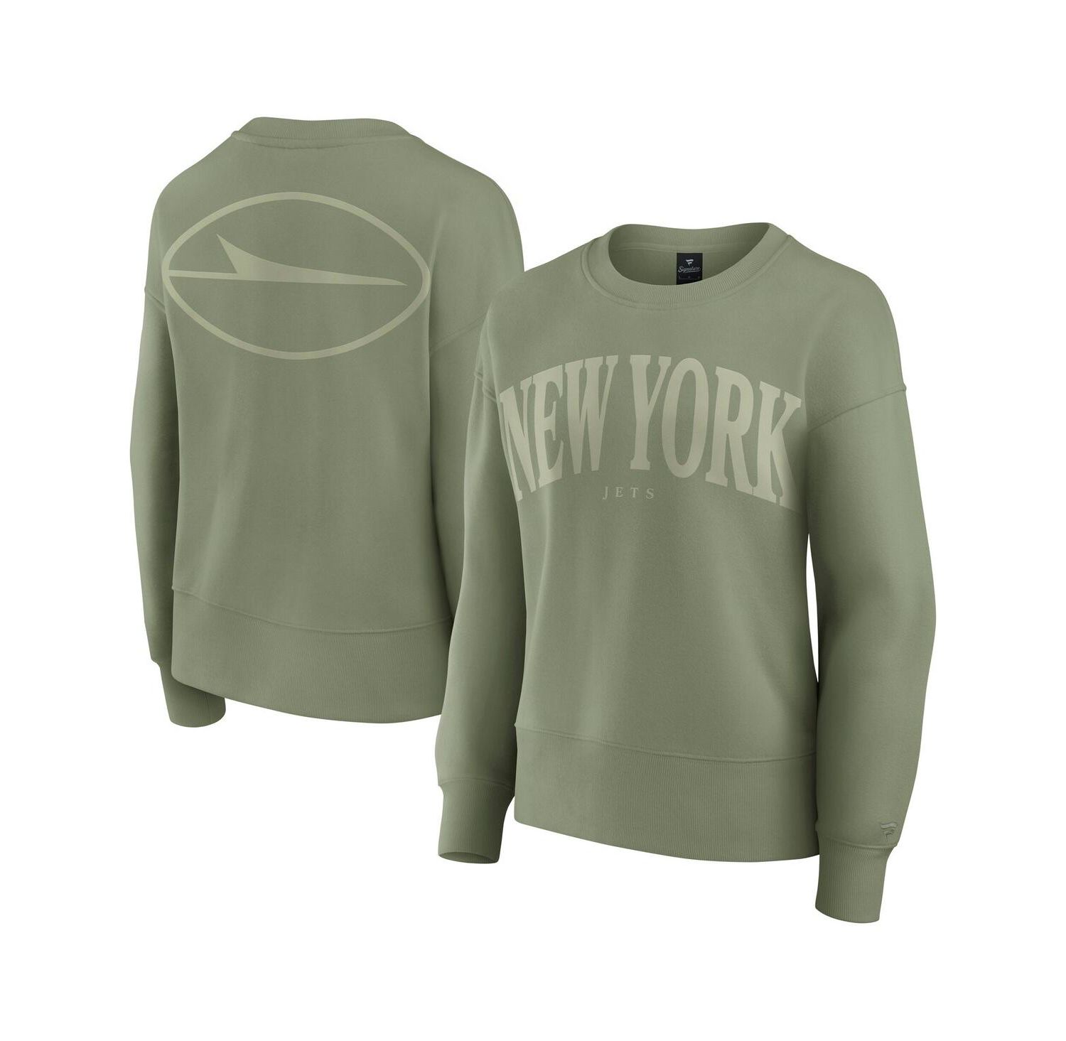 Women's Green New York Jets Elements Pullover Sweatshirt