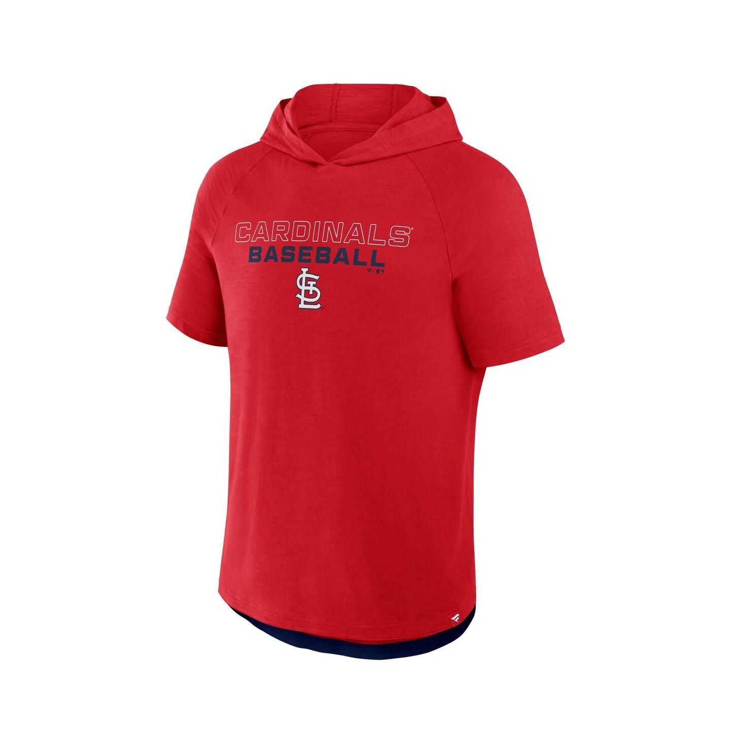 Мужское худи Fanatics Red St. Louis Cardinals Clubhouse Optimal Play Raglan T-Shirt — фото 2