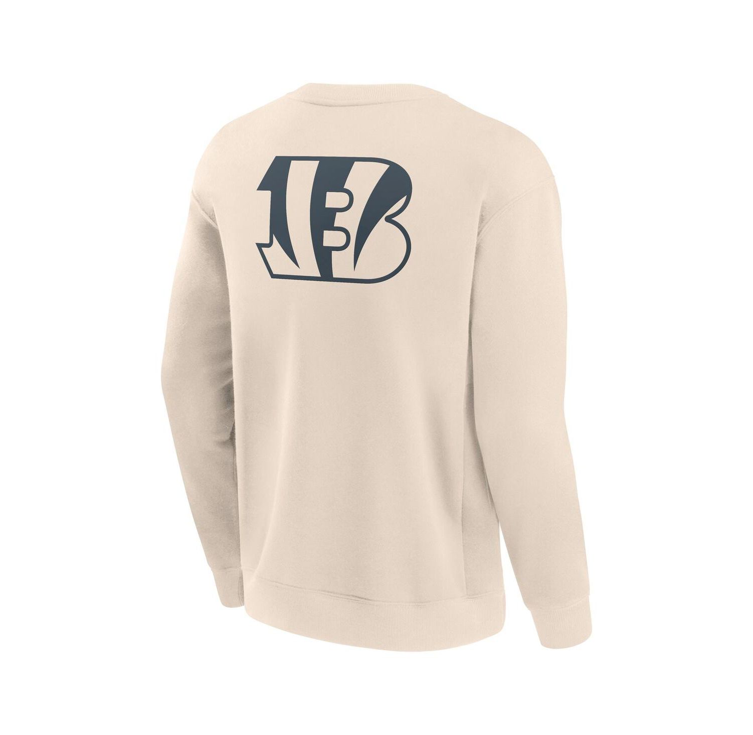 Men's Cream Cincinnati Bengals Elements Future Ground Lettering Pullover Sweatshirt