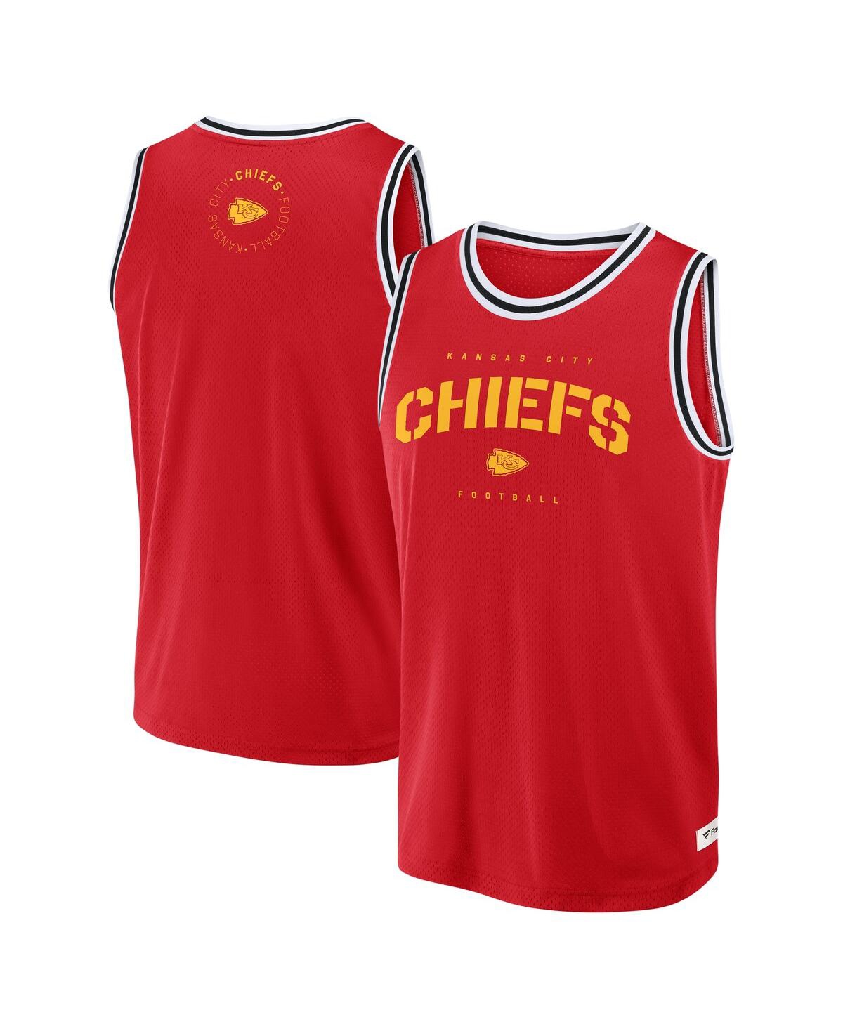 Men's Red Kansas City Chiefs Elements Future Ground Jersey Tank Top - Red