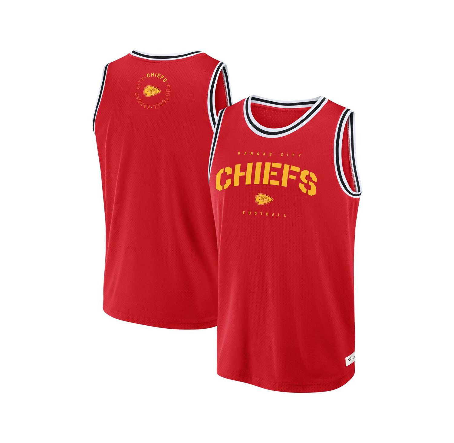 Men's Red Kansas City Chiefs Elements Future Ground Jersey Tank Top