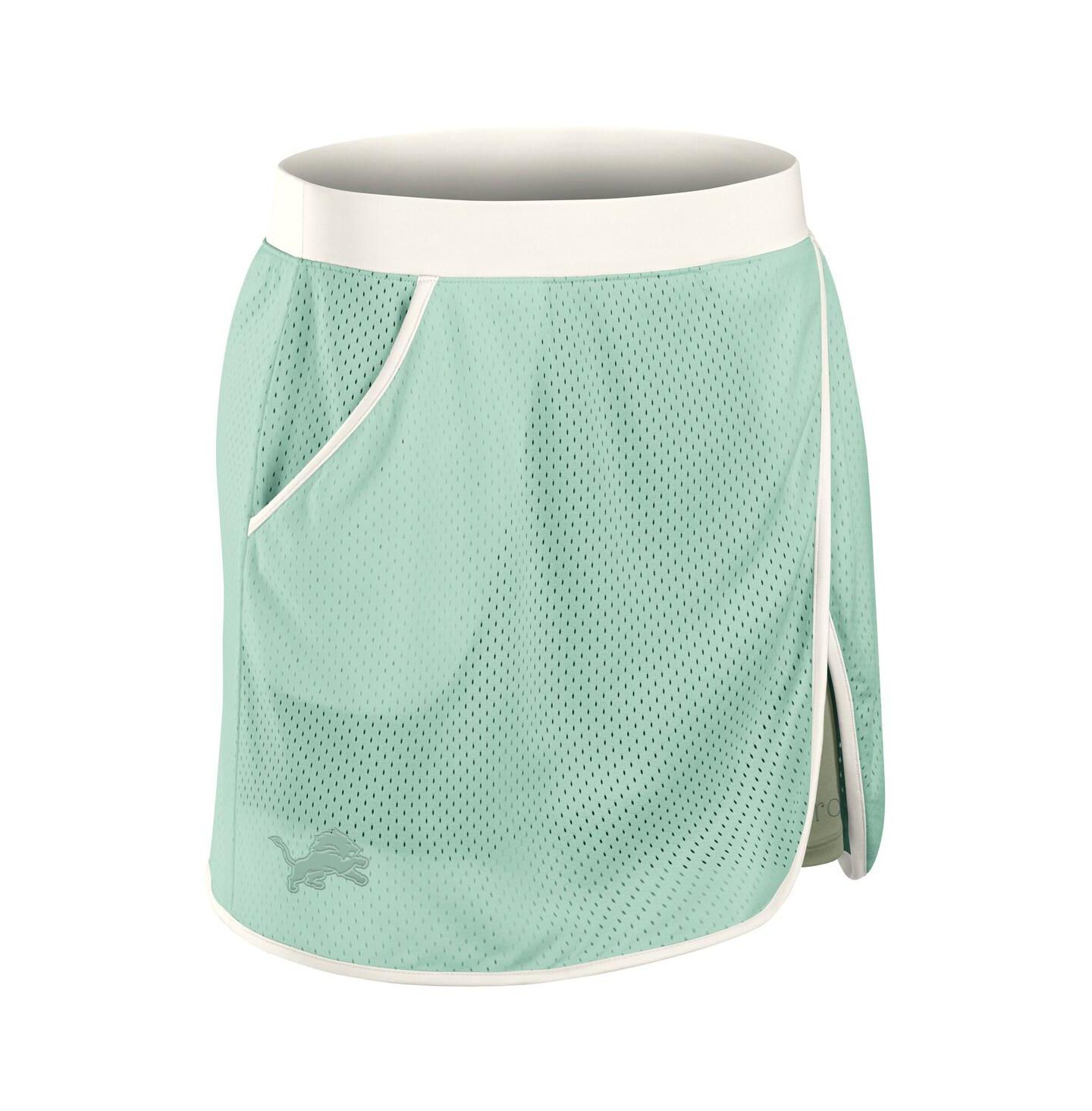 Женская юбка-шорты Fanatics Mint Detroit Lions Studio Wellness Skort — фото 2