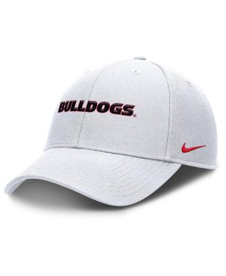Nike - Men's White Georgia Bulldogs 2025 On-Field Rise Performance Adjustable Hat