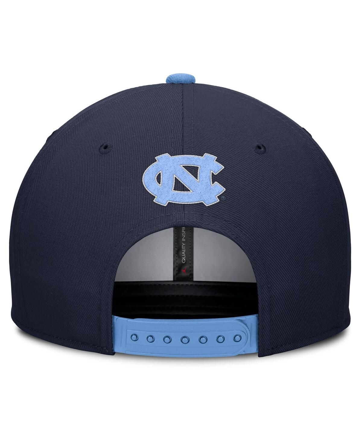Jordan Men's Navy/carolina Blue North Carolina Tar Heels 2025 Sideline Campus Pro Local Snapback Hat In Multi