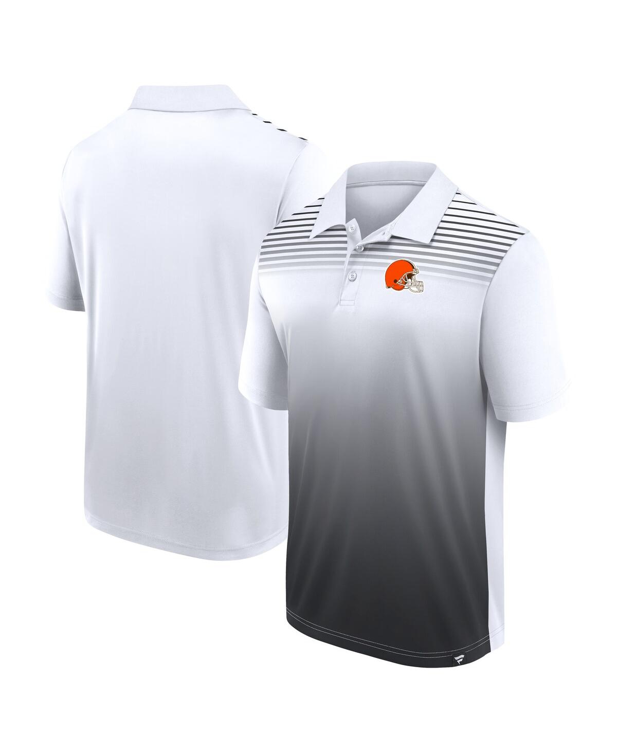 Men's White Cleveland Browns Sandlot Game Polo Shirt - White