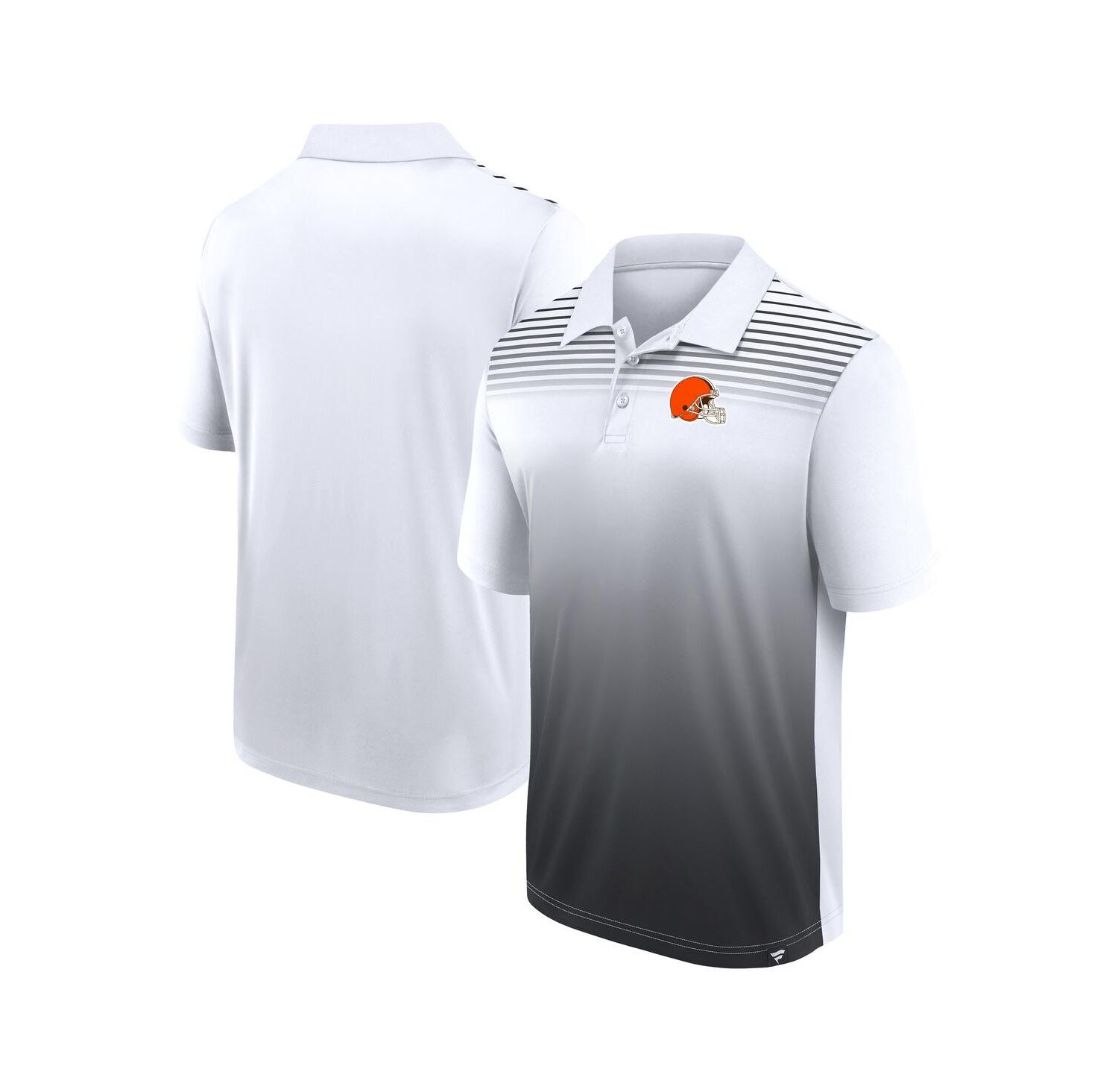 Men's White Cleveland Browns Sandlot Game Polo Shirt