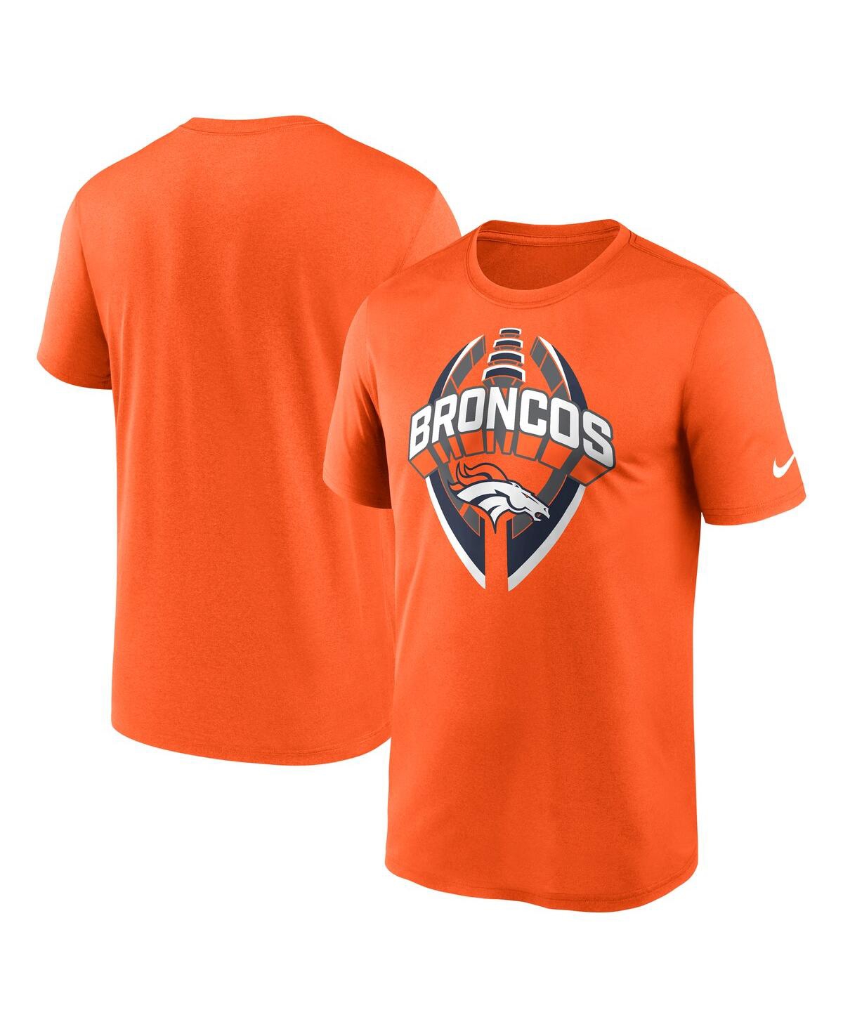 Men's Orange Denver Broncos Legend Icon Performance T-Shirt - Orange