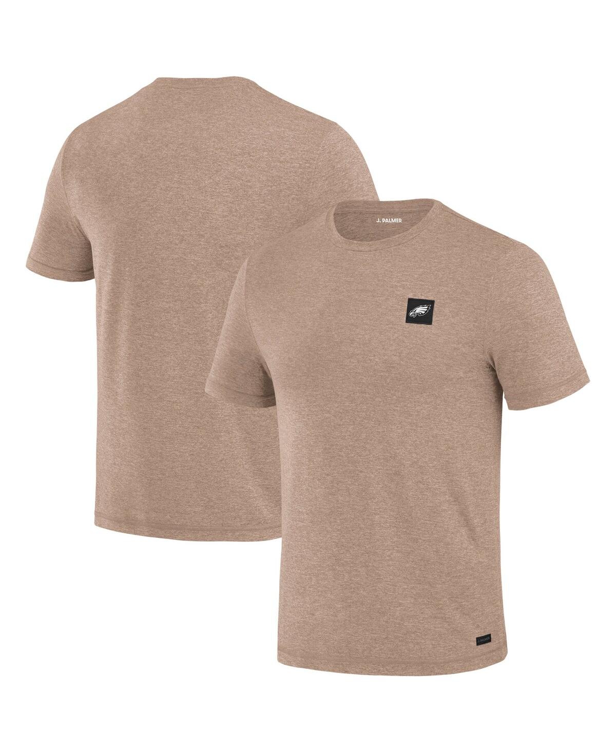 Men's Tan Philadelphia Eagles Four Down T-Shirt - Tan