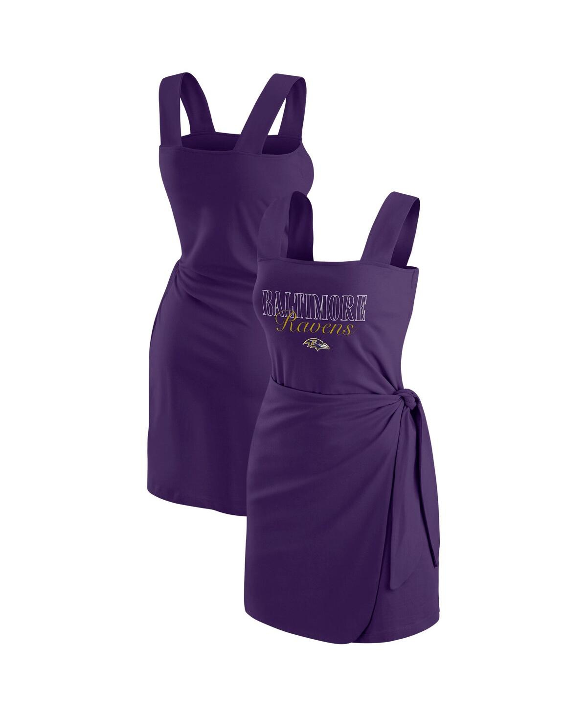 Women's Purple Baltimore Ravens Wrap Dress - Purple